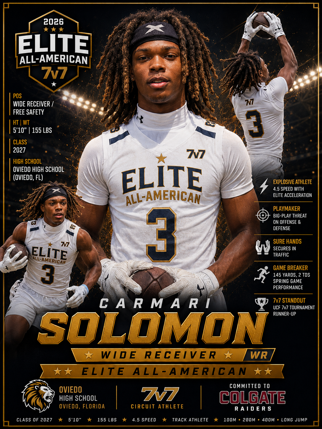 Carmari Solomon — 2026 Elite All-American Athlete