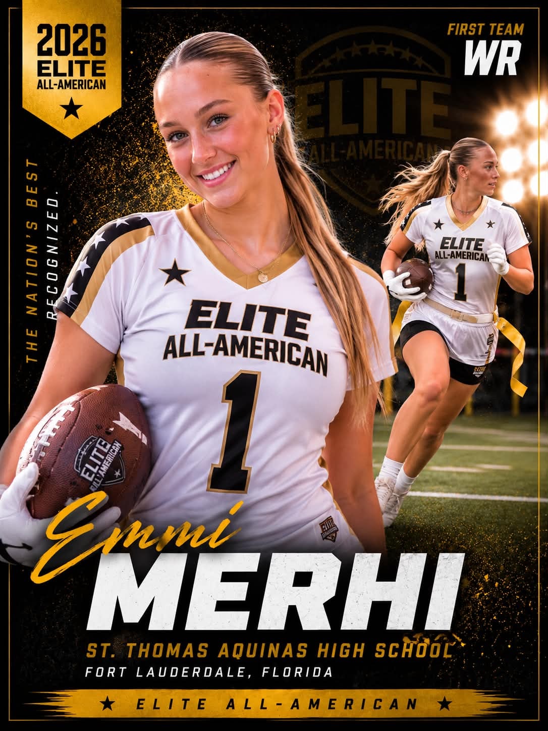 Emmi Merhi — 2026 Elite All-American Wide Receiver