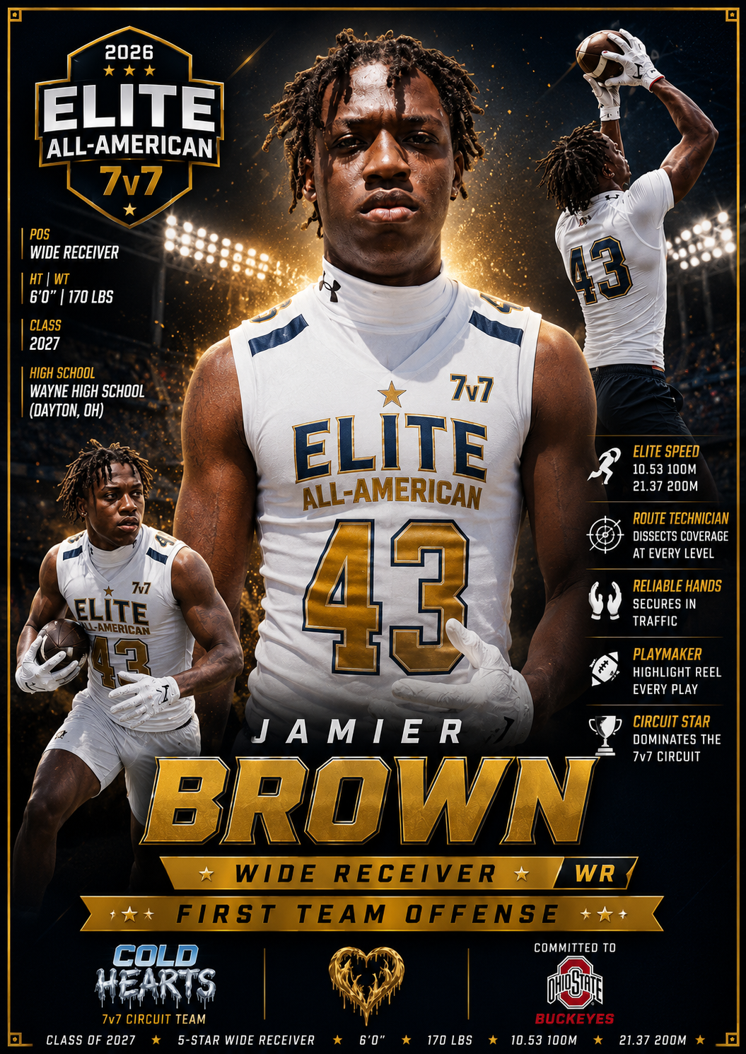 Jamier Brown — 2026 Elite All-American Wide Receiver