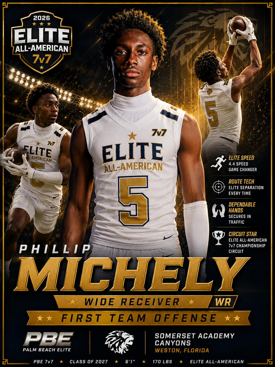 Phillip Michely — 2026 Elite All-American Wide Receiver