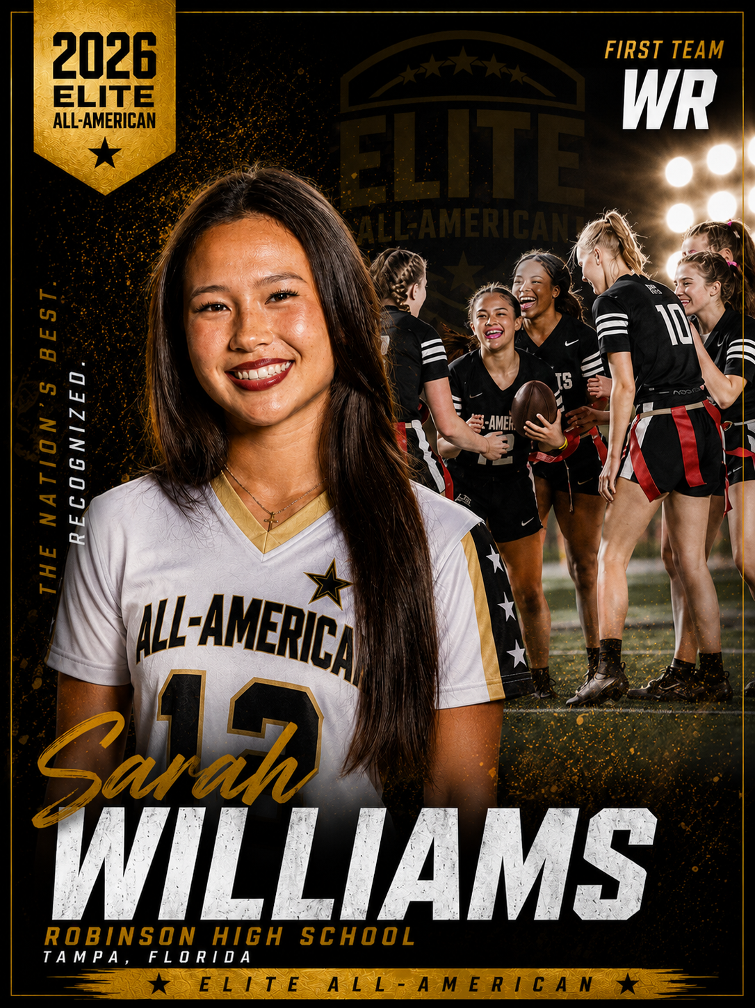 Sarah Williams — 2026 Elite All-American Wide Receiver